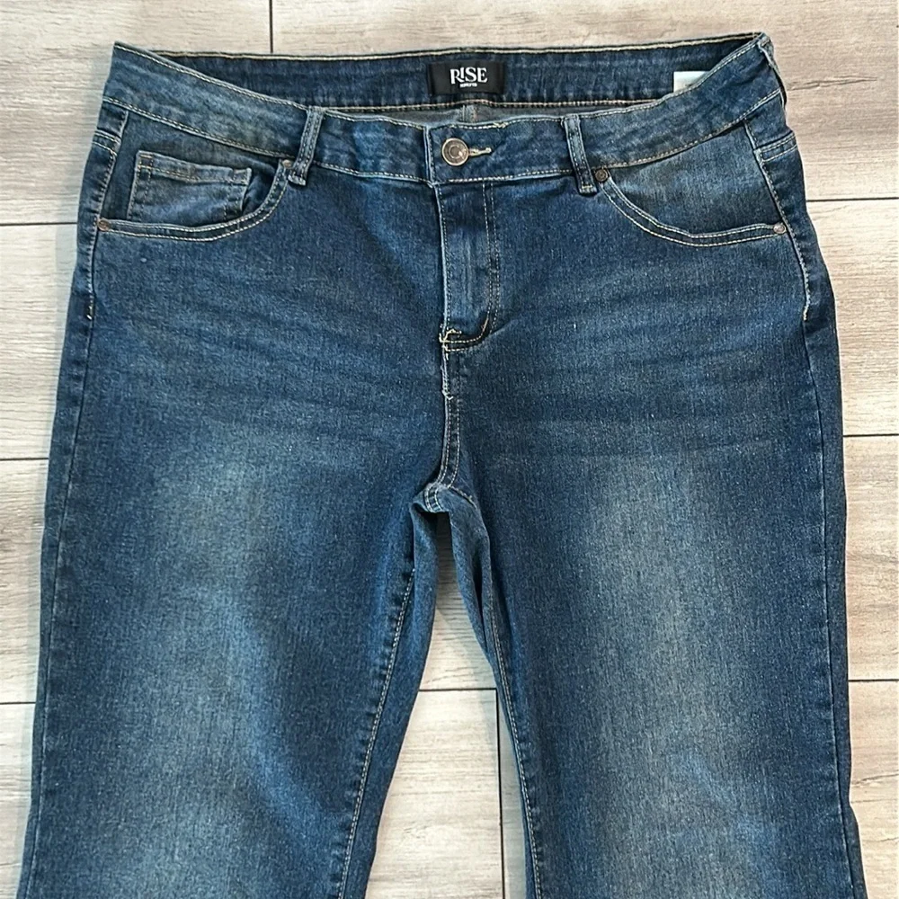 RISE curvy bootcut boot cut jeans size 17